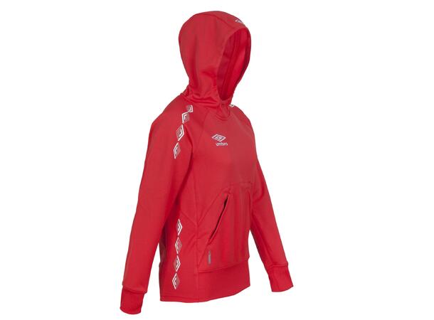 UMBRO UX-1 Hood Top jr Rosa/Hvit 128 Tøff teknisk hettegenser 
